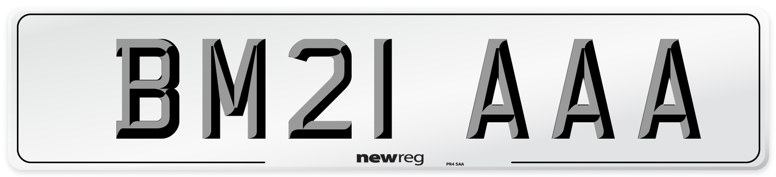 BM21 AAA Number Plate from New Reg